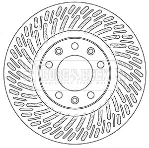 BORG & BECK Тормозной диск BBD5352